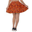 Red Retro Dots Velvet Skater Skirt View2