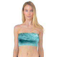 Green Ocean Splash Bandeau Top by snowwhitegirl