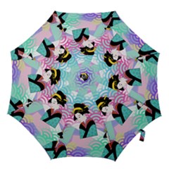 Japanese Abstract Hook Handle Umbrellas (large) by snowwhitegirl