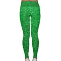 Green Glitter Classic Yoga Leggings View2