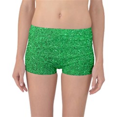 Green Glitter Reversible Boyleg Bikini Bottoms by snowwhitegirl