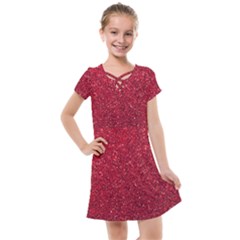 Red  Glitter Kids  Cross Web Dress by snowwhitegirl