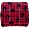 Red Plaid Anarchy Back Support Cushion View1