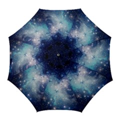 Nebula Blue Golf Umbrellas by snowwhitegirl