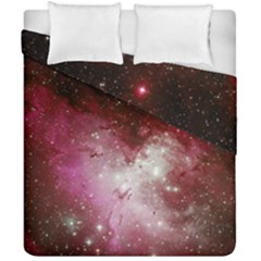 Nebula Red Duvet Cover Double Side (california King Size) by snowwhitegirl