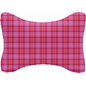 Valentine Pink Red Plaid Seat Head Rest Cushion View1