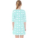 Hearts Dots Blue Pocket Dress View2