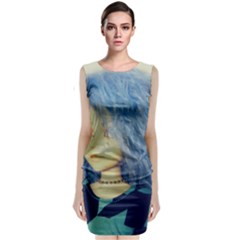 Blue Hair Boy Classic Sleeveless Midi Dress by snowwhitegirl