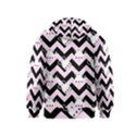 Pink Teapot Chevron Kids  Zipper Hoodie View2