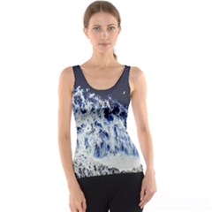 Blue Waves Sea Tank Top by snowwhitegirl