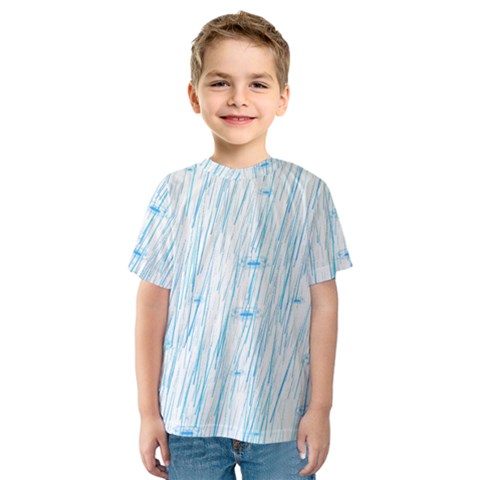 Let It Rain Kids  Sport Mesh Tee by FunnyCow