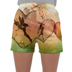 Elves 2769599 960 720 Sleepwear Shorts by vintage2030