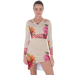 Flower 1646035 1920 Asymmetric Cut-out Shift Dress by vintage2030