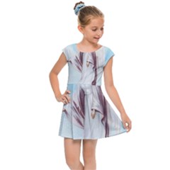 Background 1660365 1920 Kids Cap Sleeve Dress by vintage2030