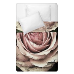 Vintage Rose Duvet Cover Double Side (single Size) by vintage2030