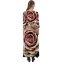 Vintage Rose Button Up Boho Maxi Dress View2