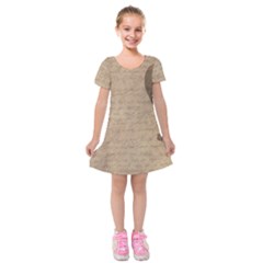 Letter Balloon Kids  Short Sleeve Velvet Dress by vintage2030