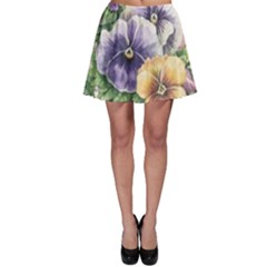 Lowers Pansy Skater Skirt by vintage2030