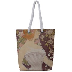 Vintage 1370065 1920 Full Print Rope Handle Tote (small) by vintage2030