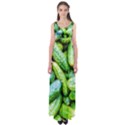 Pile Of Green Cucumbers Empire Waist Maxi Dress View1