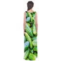 Pile Of Green Cucumbers Empire Waist Maxi Dress View2