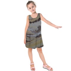 Gold Seam 2 Kids  Sleeveless Dress by WILLBIRDWELL