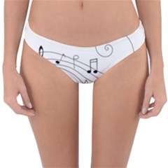 Music Partition Reversible Hipster Bikini Bottoms by alllovelyideas