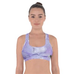 Cute Little Maltese, Soft Colors Cross Back Sports Bra by FantasyWorld7