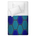 Hexagon Background Geometric Mosaic Duvet Cover (Single Size) View1