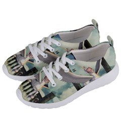 Cute Little Pegasus In The Sky, Cartoon Women s Lightweight Sports Shoes by FantasyWorld7