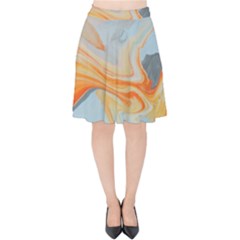 Fire Spear Velvet High Waist Skirt by WILLBIRDWELL