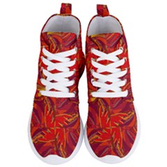 Colorful Abstract Ethnic Style Pattern Women s Lightweight High Top Sneakers by dflcprints