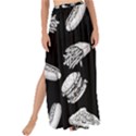 Fast food pattern Maxi Chiffon Tie-Up Sarong View1