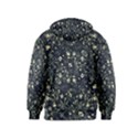 Dark Floral Collage Pattern Kids  Zipper Hoodie View2