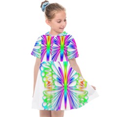 Rainbow Butterfly Kids  Sailor Dress by amazinganimals