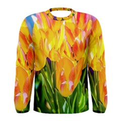 Festival Of Tulip Flowers Men s Long Sleeve Tee by FunnyCow