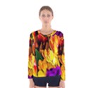 Fancy Tulip Flowers In Spring Women s Long Sleeve Tee View1