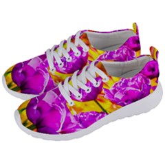 Violet Tulip Flowers Men s Lightweight Sports Shoes by FunnyCow