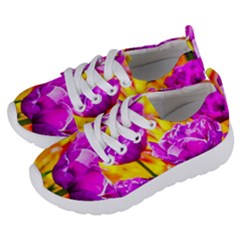 Violet Tulip Flowers Kids  Lightweight Sports Shoes by FunnyCow