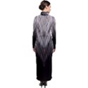 Feather Graphic Design Background Turtleneck Maxi Dress View2