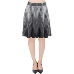 Feather Graphic Design Background Velvet High Waist Skirt by Nexatart