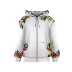 Flower 1770191 1920 Kids  Zipper Hoodie by vintage2030