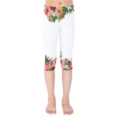 Flower 1770191 1920 Kids  Capri Leggings  by vintage2030