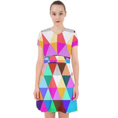 Triangles Pattern                                                      Adorable In Chiffon Dress by LalyLauraFLM