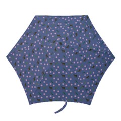 Blue Deer Pattern Mini Folding Umbrellas by snowwhitegirl