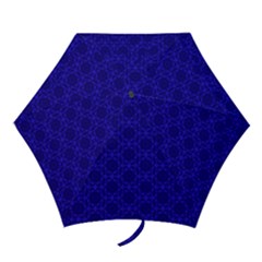 Victorian Paisley Royal Blue Pattern Mini Folding Umbrellas by snowwhitegirl