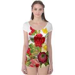 Flower Bouquet 1131891 1920 Boyleg Leotard  by vintage2030