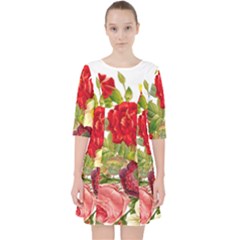 Flower Bouquet 1131891 1920 Pocket Dress by vintage2030