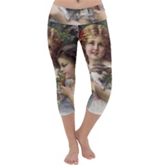 Vintage 1501558 1280 Capri Yoga Leggings by vintage2030