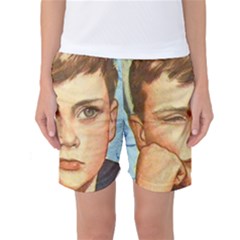 Retro Boy Women s Basketball Shorts by vintage2030